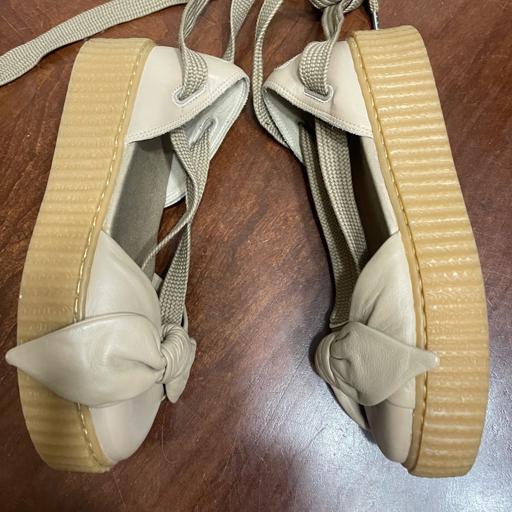 Fenty Puma by Rihanna Leather Bow Creeper Sandal - Picture 6 of 10